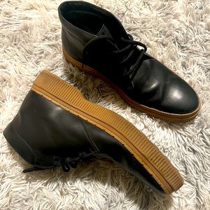 TODS black leather ankle boots